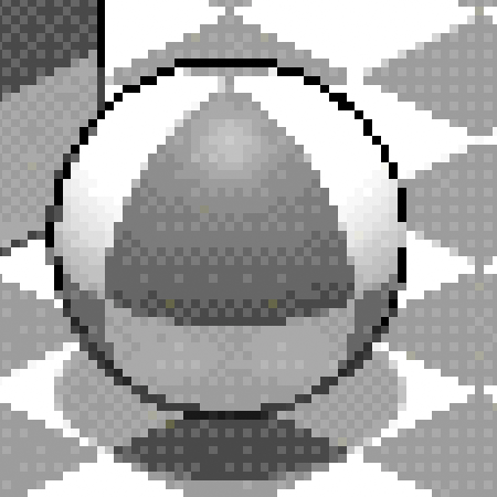 Dithering applied