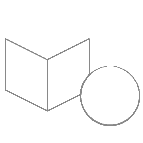 Hard edge outlines