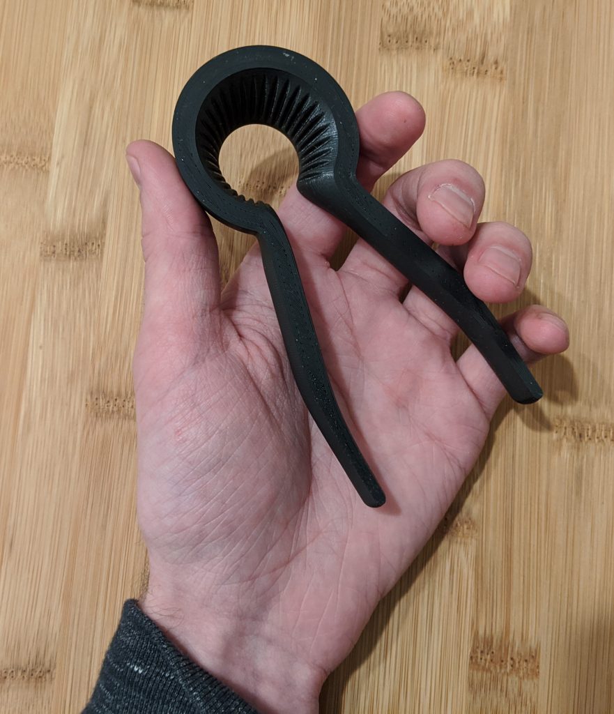 Prototype 1 of bottle opener