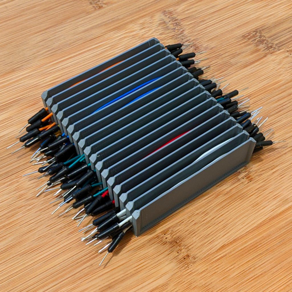 3D printed jumper wire organizer